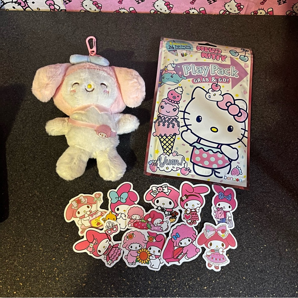 My Melody Keychain Bundle